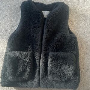 Zara faux fur vest